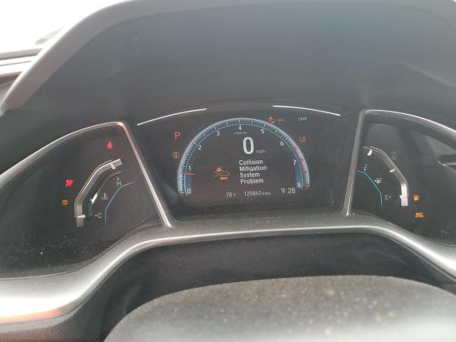 2HGFC1F71KH651732 - 2019 HONDA CIVIC EXL SILVER photo 9