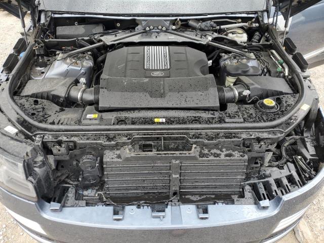 SALGV5RE5KA519210 - 2019 LAND ROVER RANGE ROVE AUTOBIOGRAPHY BLUE photo 11