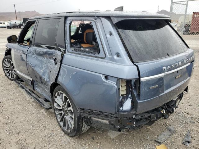 SALGV5RE5KA519210 - 2019 LAND ROVER RANGE ROVE AUTOBIOGRAPHY BLUE photo 2