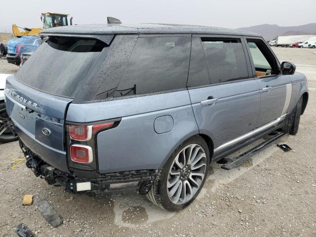 SALGV5RE5KA519210 - 2019 LAND ROVER RANGE ROVE AUTOBIOGRAPHY BLUE photo 3