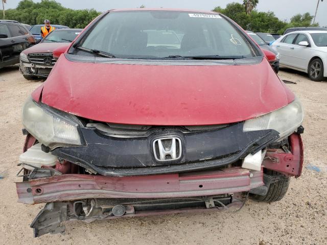 JHMGK5H59GX026621 - 2016 HONDA FIT LX RED photo 5