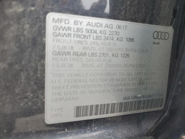WA18NAF44JA011156 - 2018 AUDI A4 ALLROAD PREMIUM PLUS BLUE photo 13