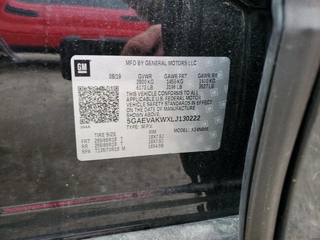 5GAEVAKWXLJ130222 - 2020 BUICK ENCLAVE ESSENCE 黑色 照片 13