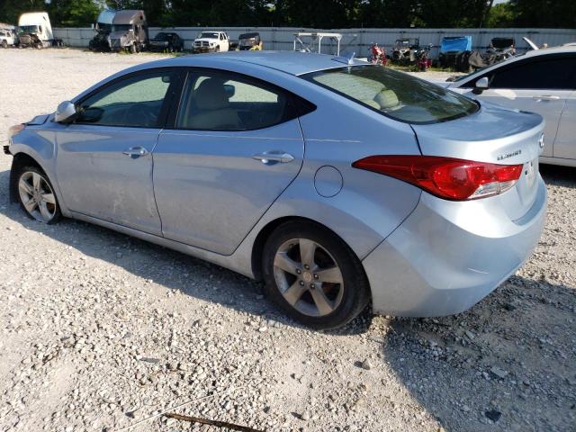 KMHDH4AE8CU359519 - 2012 HYUNDAI ELANTRA GLS BLUE photo 2