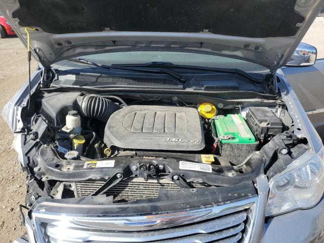 2C4RC1CG2FR572957 - 2015 CHRYSLER TOWN & COU TOURING L SILVER photo 12