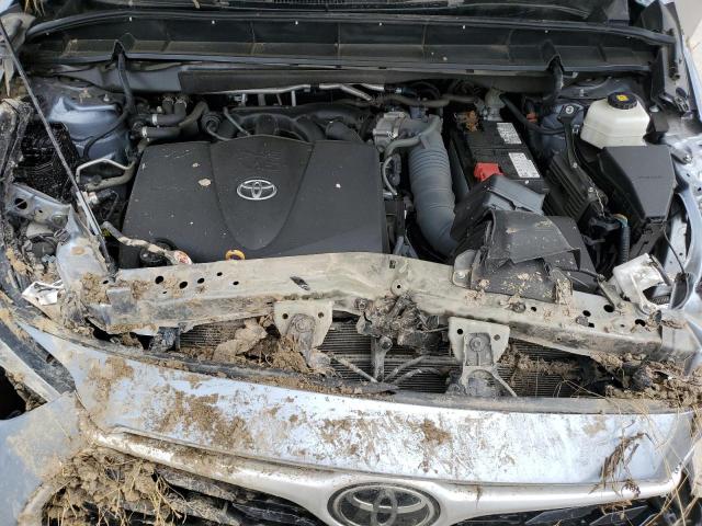 5TDGZRAH4MS069046 - 2021 TOYOTA HIGHLANDER XLE ლურჯი ფოტო 12