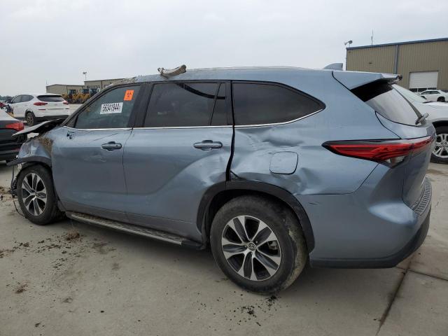 5TDGZRAH4MS069046 - 2021 TOYOTA HIGHLANDER XLE ლურჯი ფოტო 2