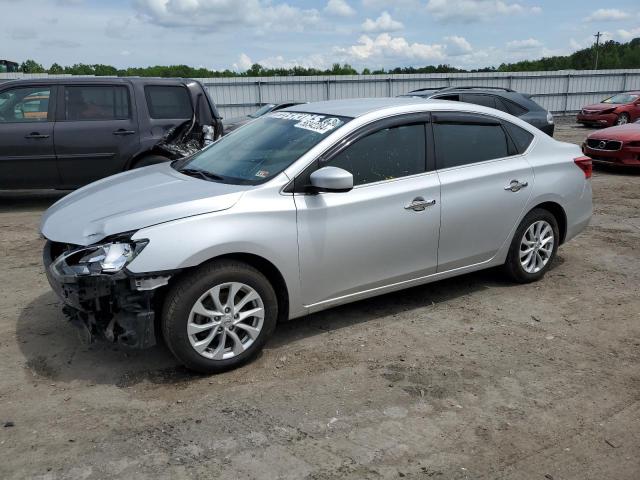 3N1AB7AP8KY291023 - 2019 NISSAN SENTRA S SILVER photo 1