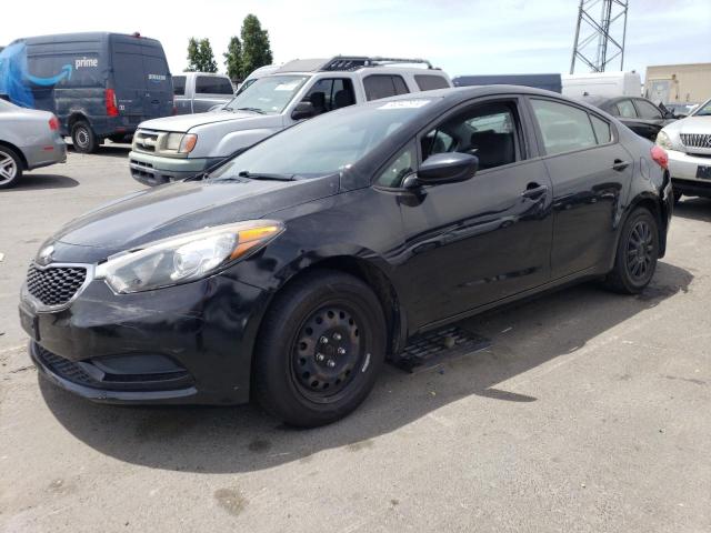 KNAFK4A65E5124609 - 2014 KIA FORTE LX BLACK photo 1