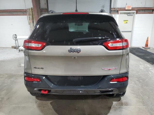 1C4PJMBB4HW593615 - 2017 JEEP CHEROKEE TRAILHAWK GOLD photo 6