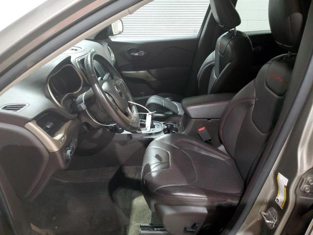 1C4PJMBB4HW593615 - 2017 JEEP CHEROKEE TRAILHAWK GOLD photo 7