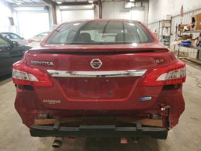 3N1AB7AP3DL794054 - 2013 NISSAN SENTRA S RED photo 6