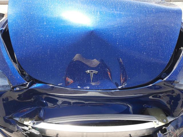 7SAYGDED8RF207691 - 2024 TESLA MODEL Y BLUE photo 11