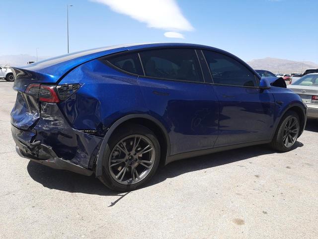 7SAYGDED8RF207691 - 2024 TESLA MODEL Y BLUE photo 3