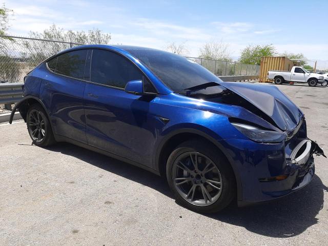 7SAYGDED8RF207691 - 2024 TESLA MODEL Y BLUE photo 4