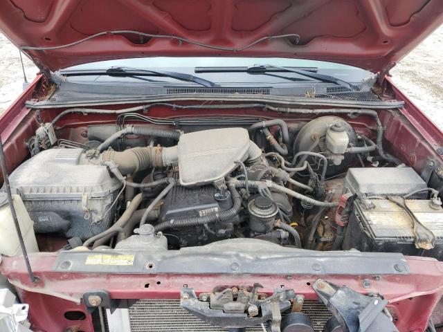 5TEUX42N78Z563264 - 2008 TOYOTA TACOMA ACCESS CAB წითელი ფოტო 11