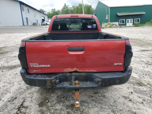 5TEUX42N78Z563264 - 2008 TOYOTA TACOMA ACCESS CAB წითელი ფოტო 6