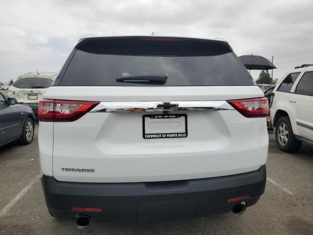 1GNERFKW2LJ183794 - 2020 CHEVROLET TRAVERSE LS WHITE photo 6