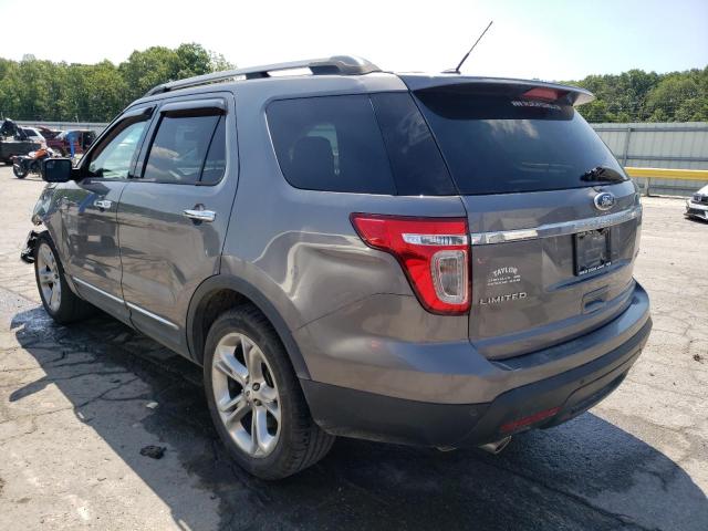 1FM5K7F88EGB64418 - 2014 FORD EXPLORER LIMITED GRAY photo 2