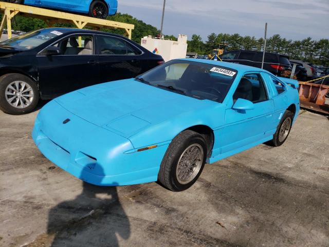 1G2PG9799GP257585 - 1986 PONTIAC FIERO GT BLUE photo 1