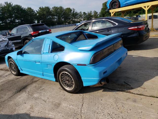 1G2PG9799GP257585 - 1986 PONTIAC FIERO GT BLUE photo 2