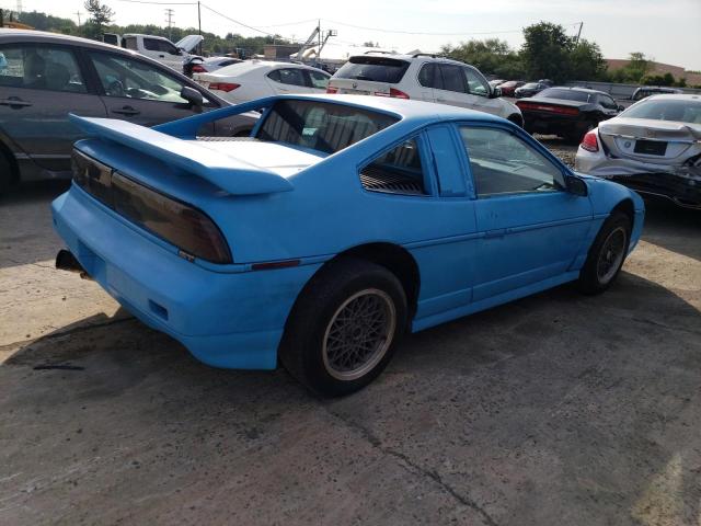 1G2PG9799GP257585 - 1986 PONTIAC FIERO GT BLUE photo 3