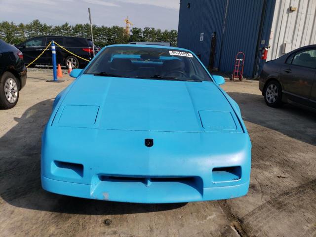 1G2PG9799GP257585 - 1986 PONTIAC FIERO GT BLUE photo 5