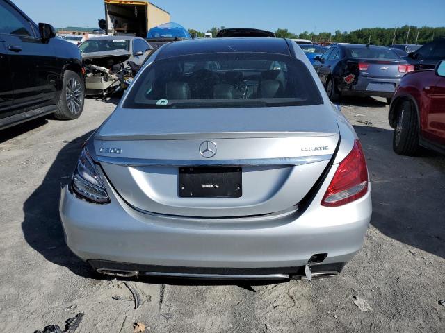 55SWF4KB6JU235518 - 2018 MERCEDES-BENZ C 300 4MATIC SILVER photo 6