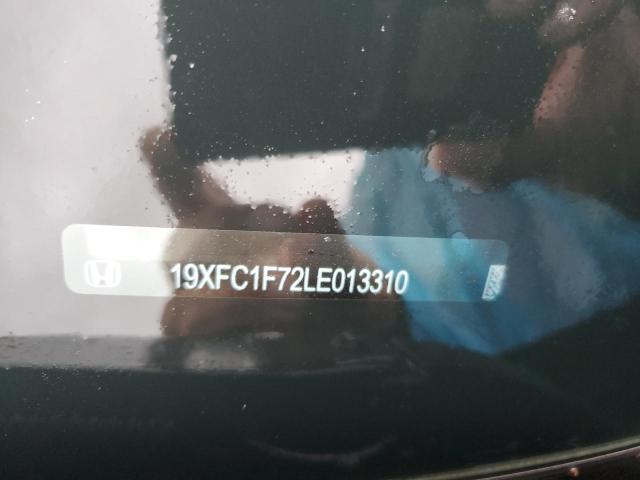 19XFC1F72LE013310 - 2020 HONDA CIVIC EXL BLUE photo 12