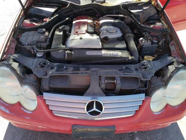 WDBRN47J72A254797 - 2002 MERCEDES-BENZ C 230K SPORT COUPE RED photo 11