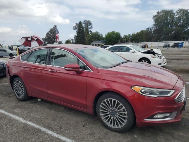 3FA6P0D99HR325441 - 2017 FORD FUSION TITANIUM BURGUNDY photo 4