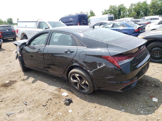 KMHLN4AG0MU146216 - 2021 HYUNDAI ELANTRA SEL BLACK photo 2