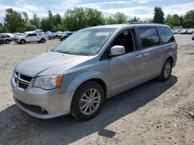 2C4RDGCG3DR686785 - 2013 DODGE GRAND CARA SXT SILVER photo 1