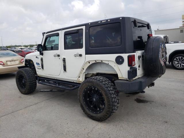 1C4BJWDG6DL676585 - 2013 JEEP WRANGLER U SPORT WHITE photo 2