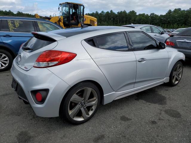 KMHTC6AE7DU116226 - 2013 HYUNDAI VELOSTER TURBO SILVER photo 3