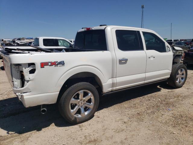 1FTFW1E85MFC28608 - 2021 FORD F150 SUPERCREW WHITE photo 3