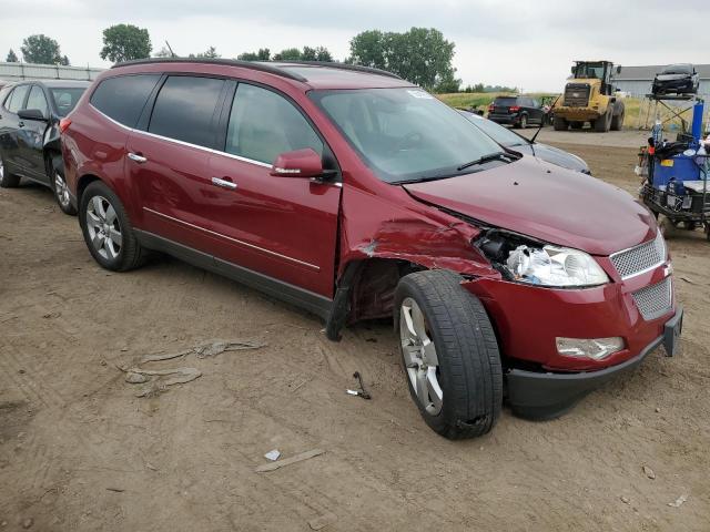 1GNKVLED7BJ258513 - 2011 CHEVROLET TRAVERSE LTZ MAROON photo 4