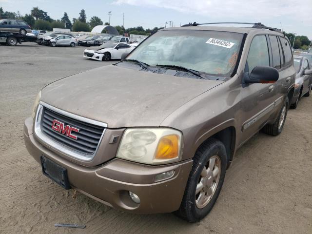 1GKDT13S122377167 - 2002 GMC ENVOY TAN photo 2