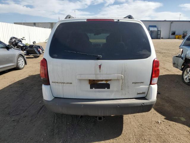 1GMDX33LX5D289453 - 2005 PONTIAC MONTANA SV6 WHITE photo 6