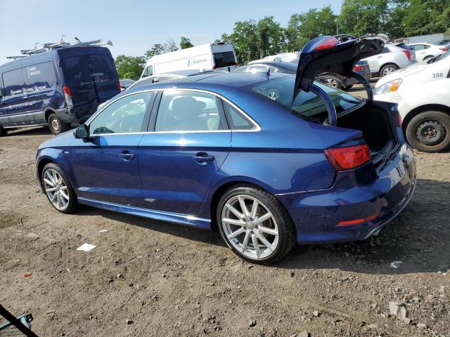 WAUK8GFF5G1002169 - 2016 AUDI A3 PRESTIGE S-LINE BLUE photo 2