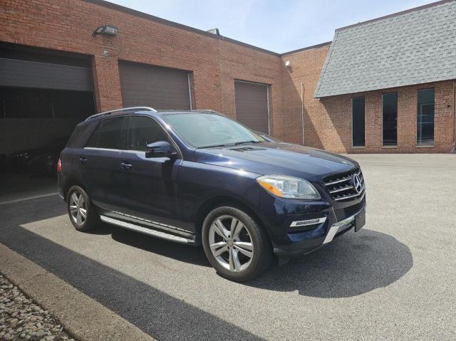 4JGDA5HB0EA397093 - 2014 MERCEDES-BENZ ML 350 4MATIC BLUE photo 1
