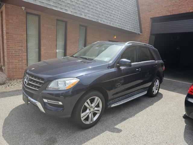 4JGDA5HB0EA397093 - 2014 MERCEDES-BENZ ML 350 4MATIC BLUE photo 2