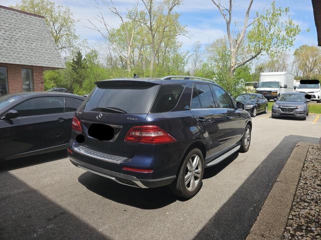 4JGDA5HB0EA397093 - 2014 MERCEDES-BENZ ML 350 4MATIC BLUE photo 4