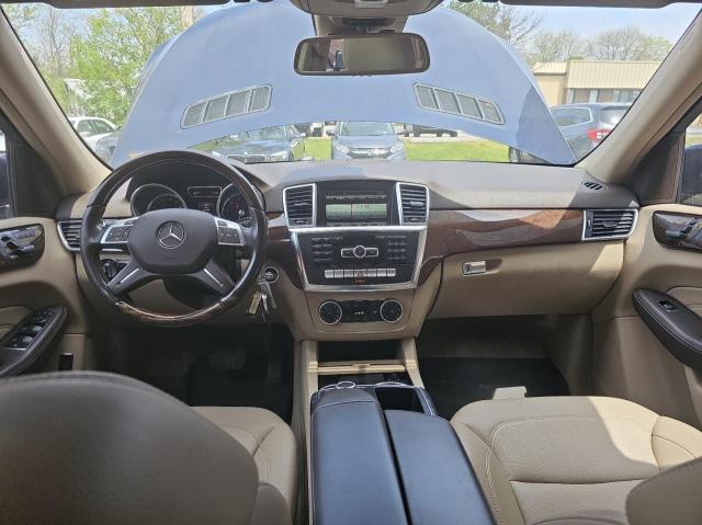 4JGDA5HB0EA397093 - 2014 MERCEDES-BENZ ML 350 4MATIC BLUE photo 9