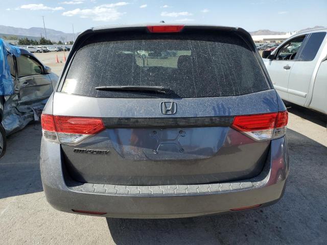 5FNRL5H6XEB018597 - 2014 HONDA ODYSSEY EXL GRAY photo 6