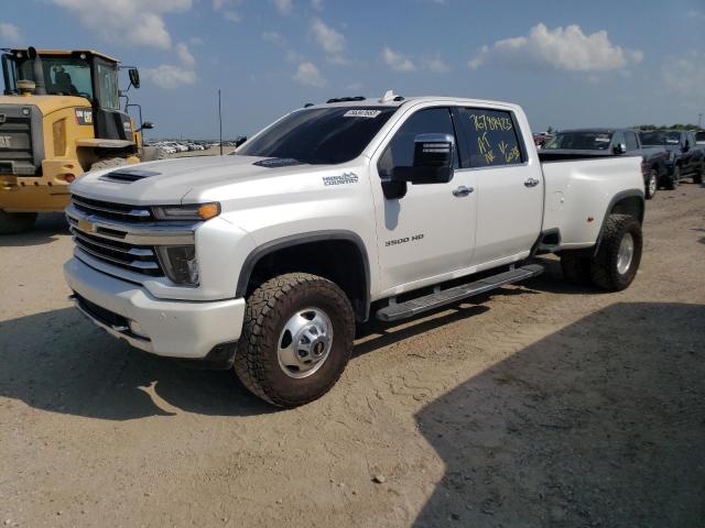 1GC4YVEY2NF286038 - 2022 CHEVROLET SILVERADO K3500 HIGH COUNTRY WHITE photo 1