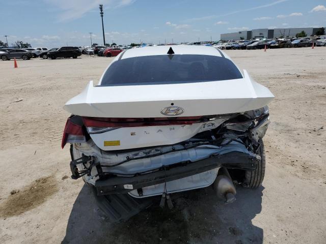 5NPLL4AGXNH058103 - 2022 HYUNDAI ELANTRA SE WHITE photo 6