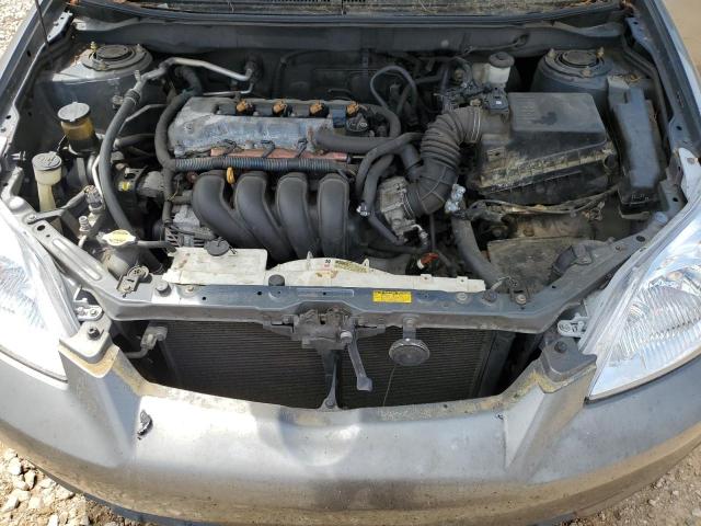 2T1KR32E05C416488 - 2005 TOYOTA COROLLA MA XR GRAY photo 12