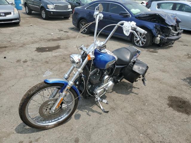 1HD1CT3199K440865 - 2009 HARLEY-DAVIDSON XL1200 C BLUE photo 2