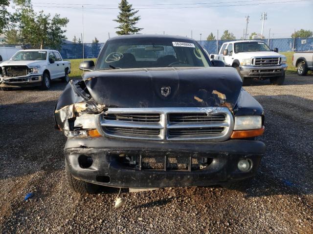 1D7HG38NX4S665830 - 2004 DODGE DAKOTA QUAD SPORT BLACK photo 5